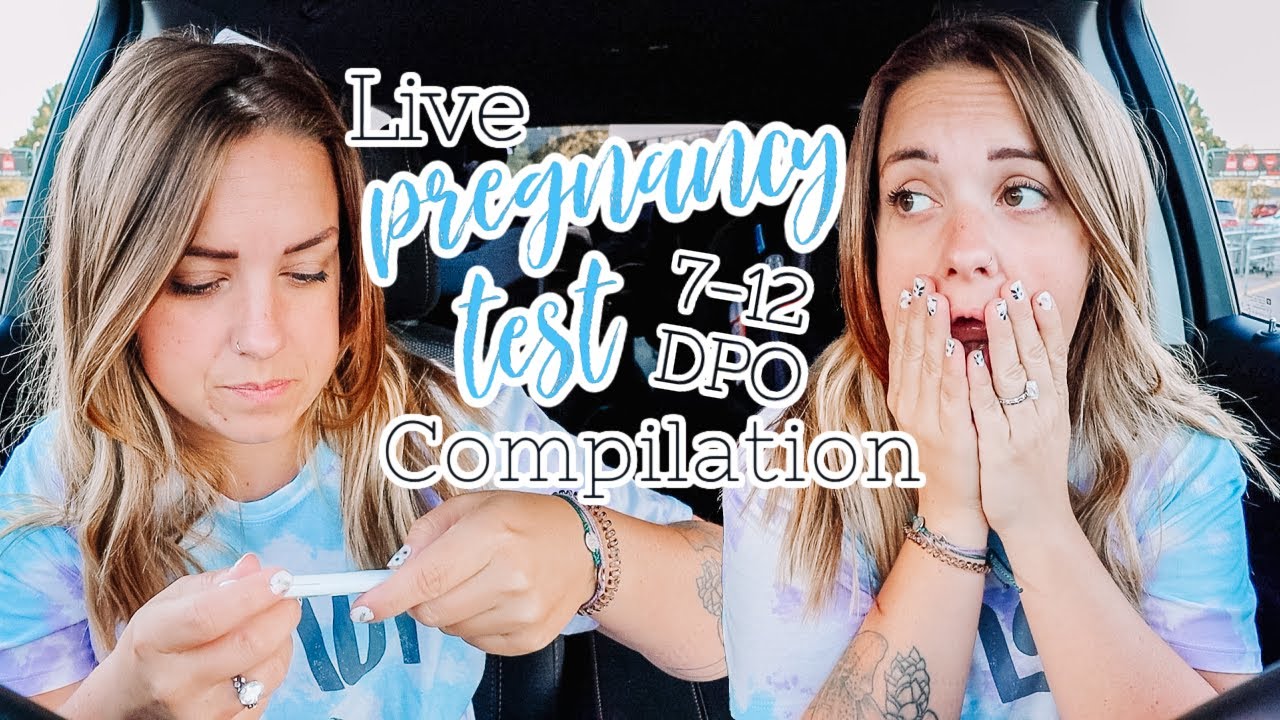 Live Pregnancy Test Compilation To BFP- 7DPO To 12DPO