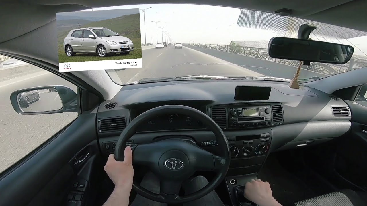 2005 Toyota Corolla ● 1.4 diesel ● POV TEST DRIVE