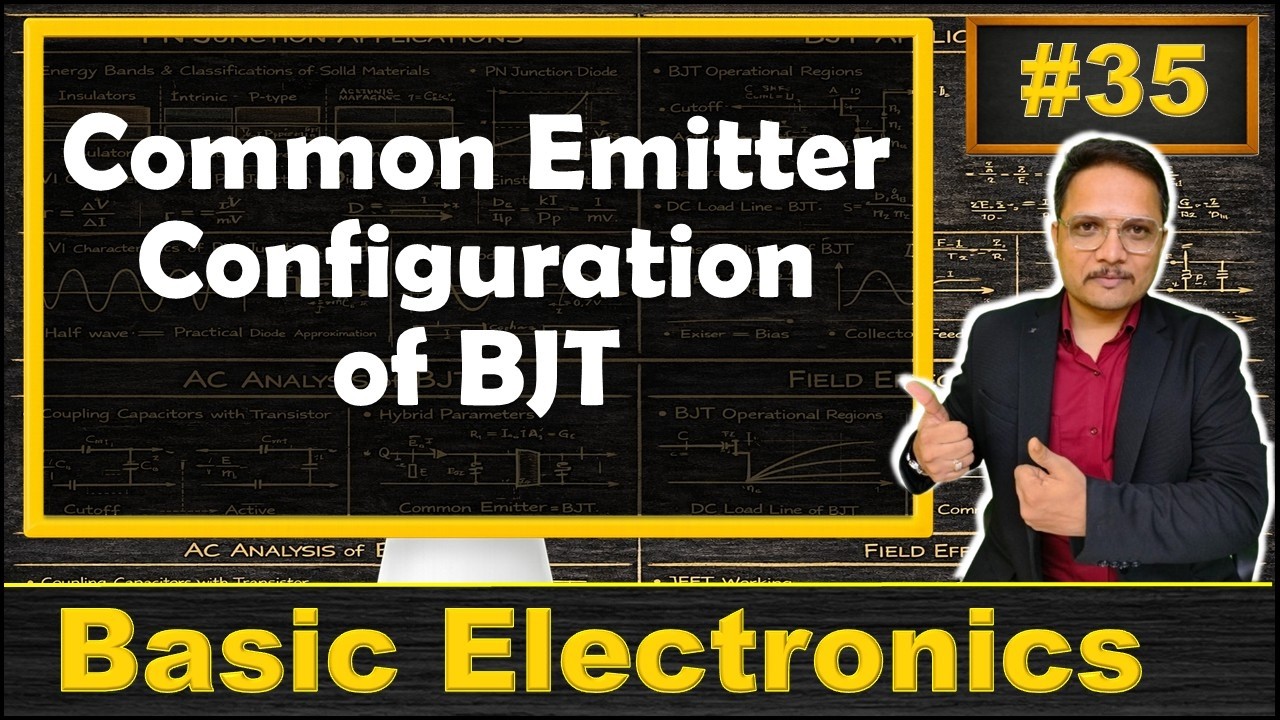 Common Emitter Configuration of BJT | Input Characteristics of BJT | Output Characteristics of BJT