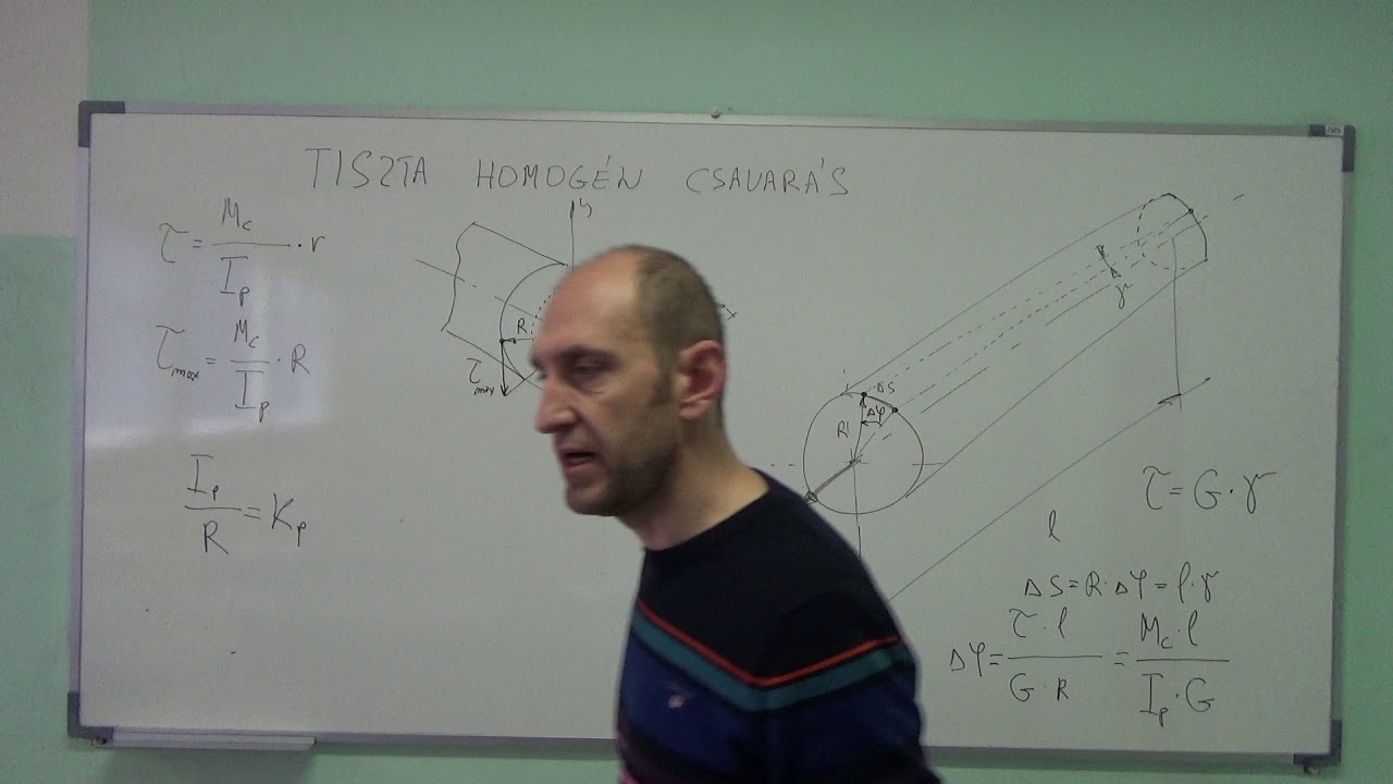 Tiszta homogén csavarás - példa