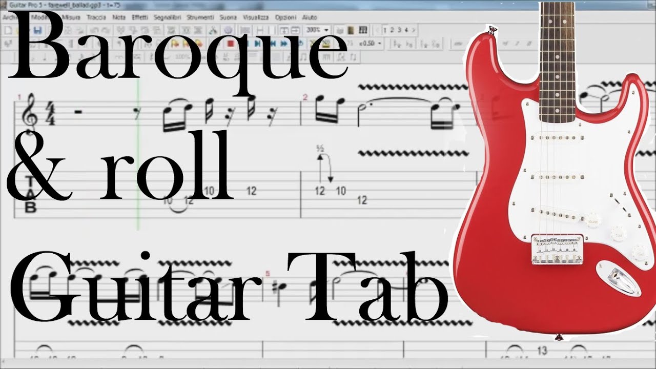 Malmsteen -  baroque & roll guitar tab