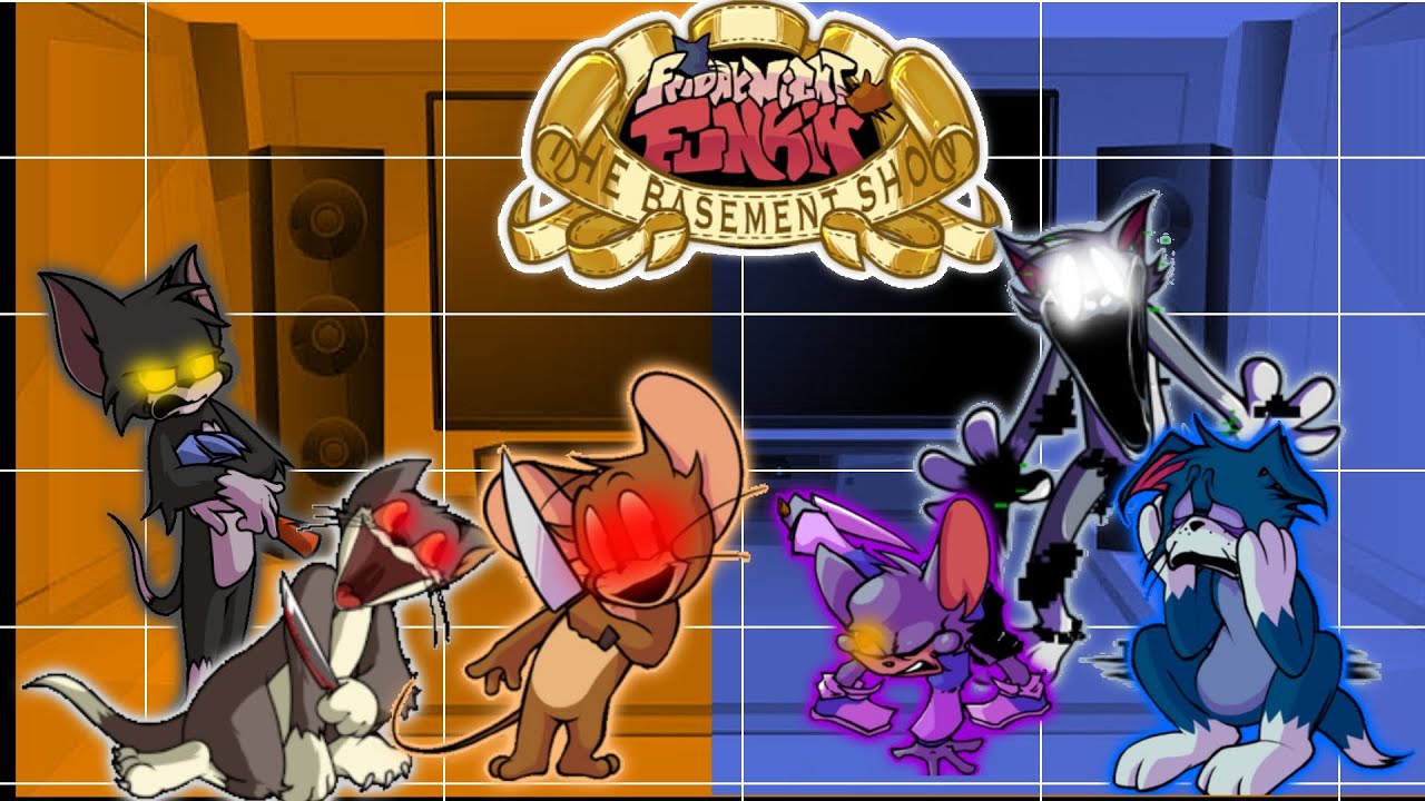 Characters and gachatubers react to: The basement show v2.5 part 1 (read description)
