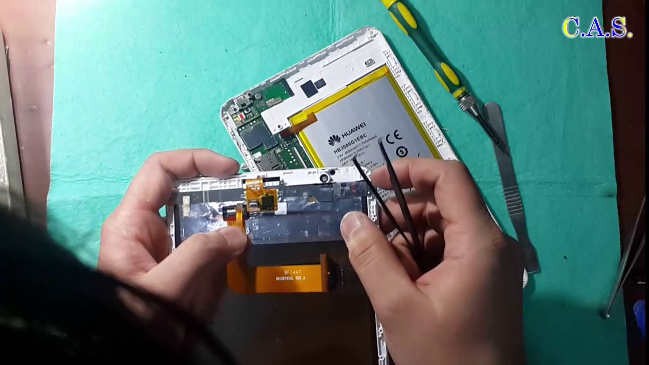 Huawey MediaPad T1 8.0 - не работает сенсор, после воды