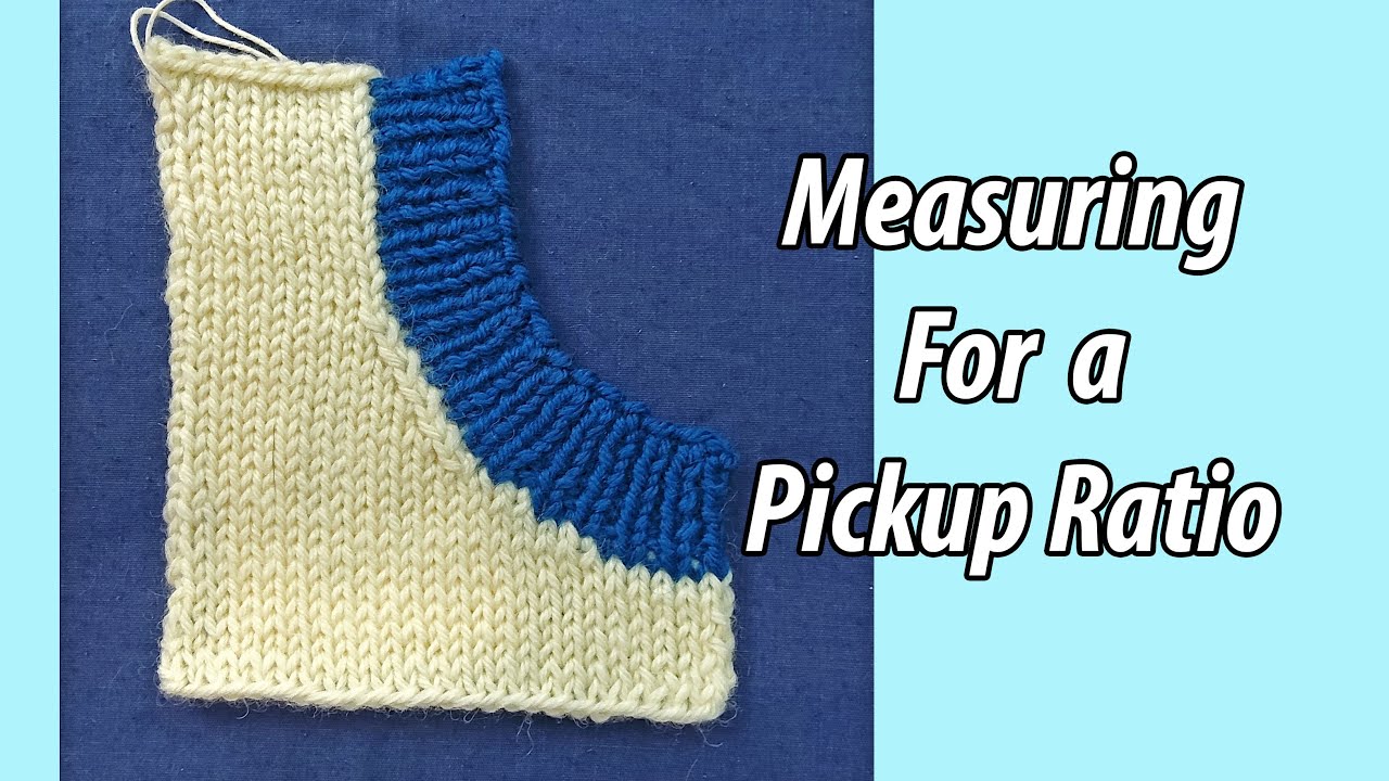 How to Determine Pickup Ratio in Knitting