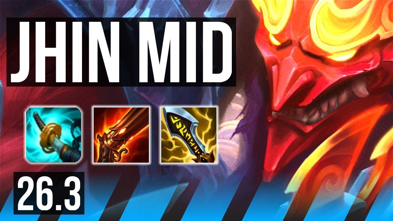 JHIN vs FIZZ (MID) | EUW Master | 26.3