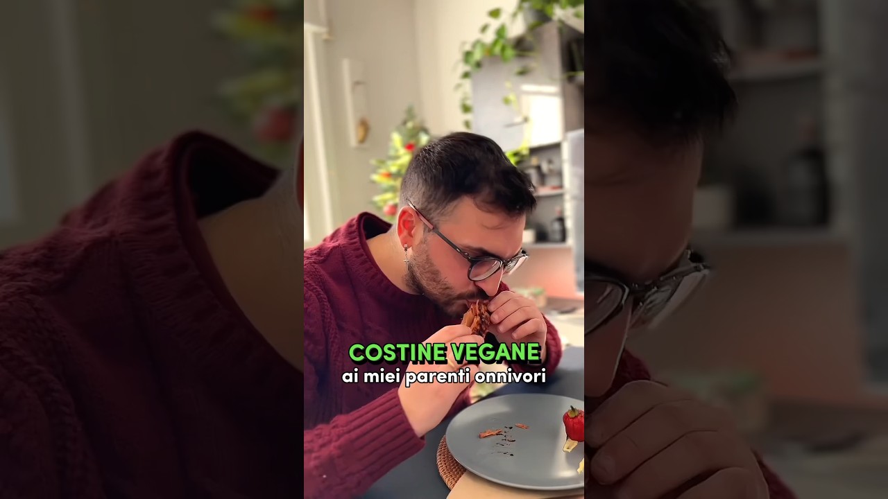 Costine vegane ai parenti onnivori !! 😈🥩🌱 #vegani #veganismo #cucinaitaliana #ricette