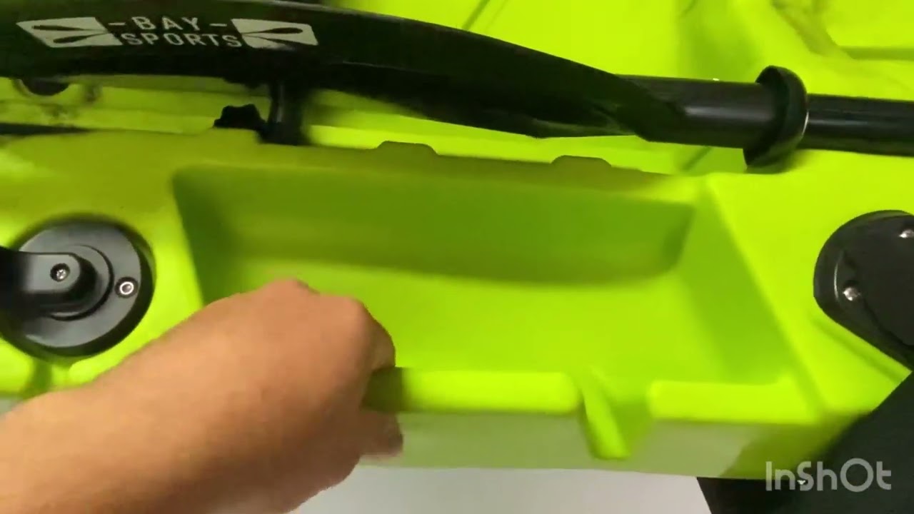 Detailed walkthrough of the bay sports 3.9m pedal drive kayak