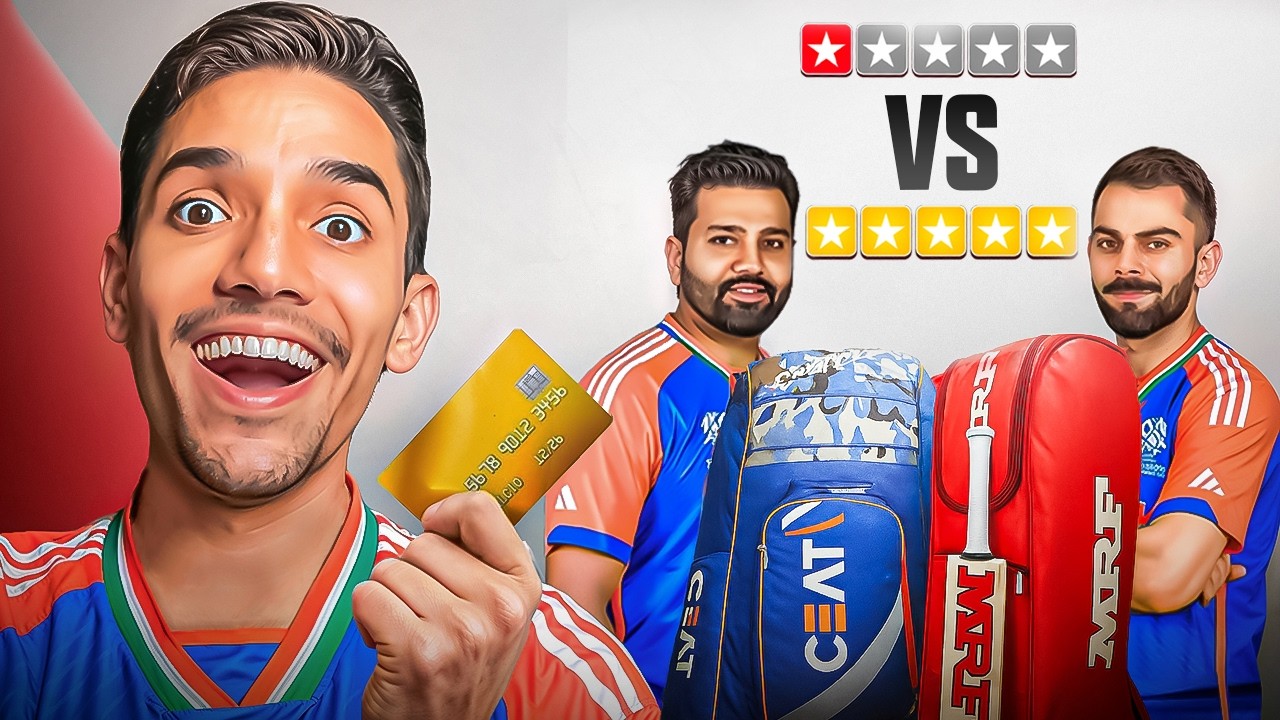VIRAT KOHLI vs ROHIT SHARMA Cricket Kit Battle😍 Cricket Cardio Unboxing