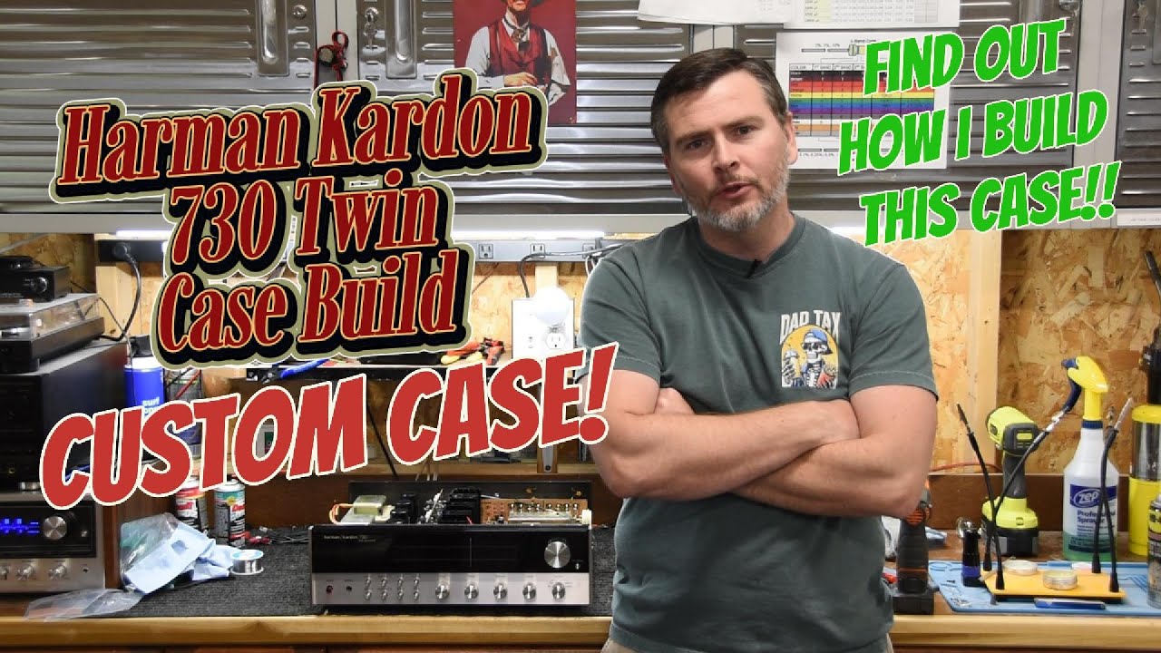 Harman Kardon 730 Restoration & Custom Wood Case Build | Vintage Hi-Fi Stereo Repair Project