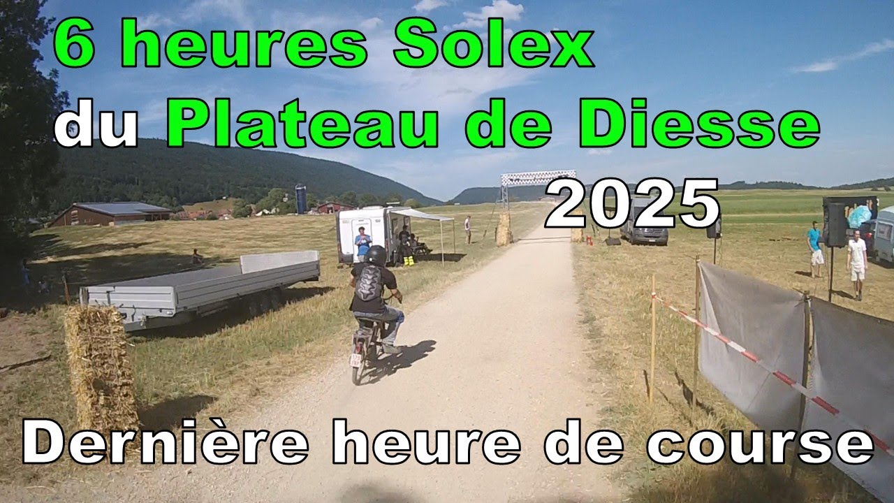6 heures Solex du plateau de Diesse 2025 🇨🇭 - Dernière heure de course - Lord Authentic | #Solex