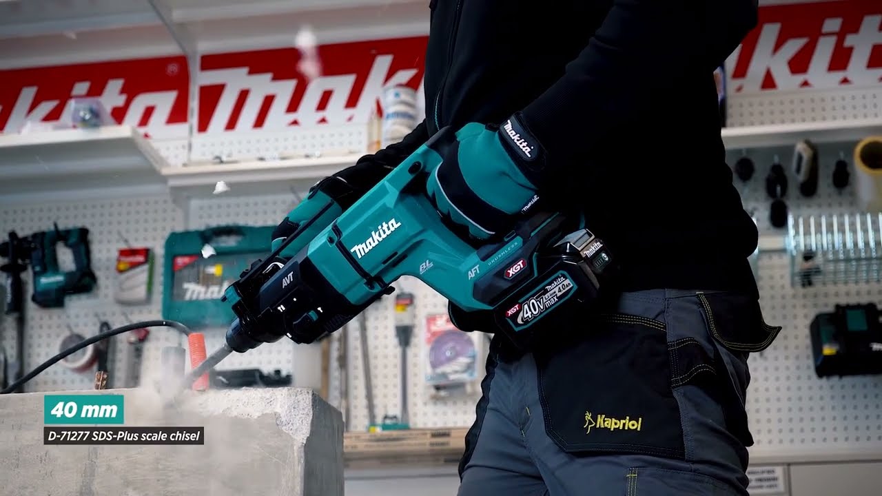 Akumulatorsko vrtalno kladivo SDS Plus 40V XGT MAKITA HR007G
