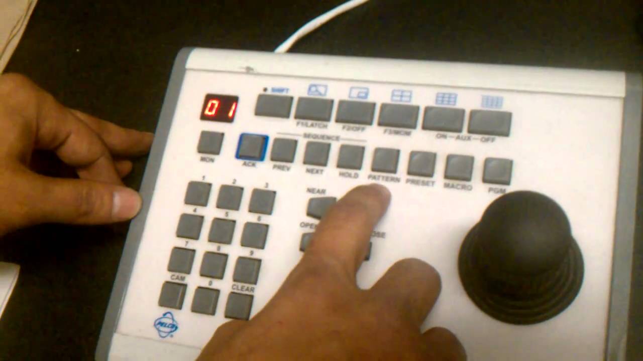 Pelco keyboard control