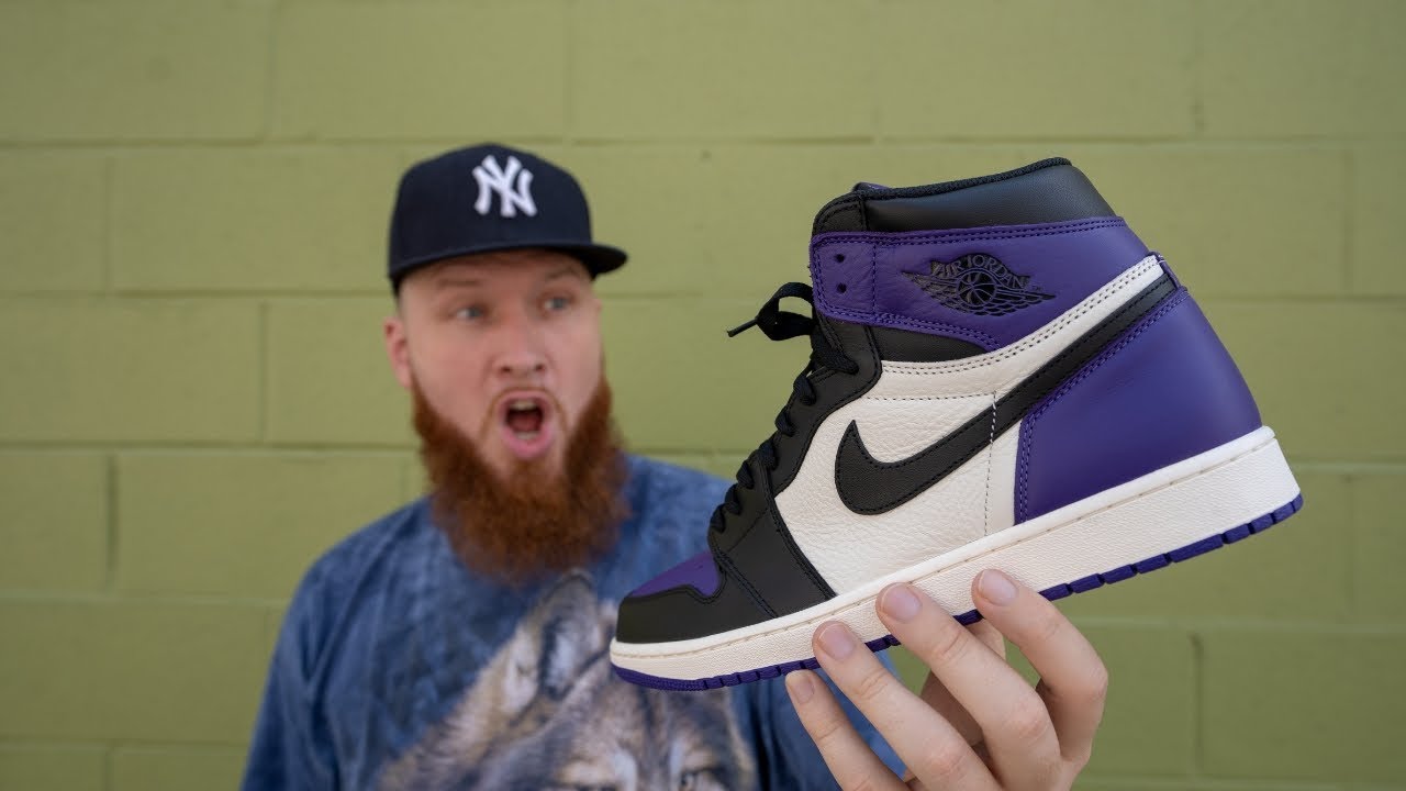 EARLY LOOK: NIKE AIR JORDAN 1 COURT PURPLE!