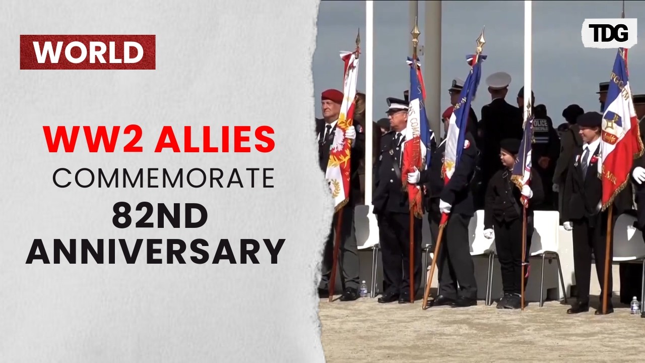 WATCH: WWII Allies mark 82nd D-Day anniversary, warn of renewed threats to peace