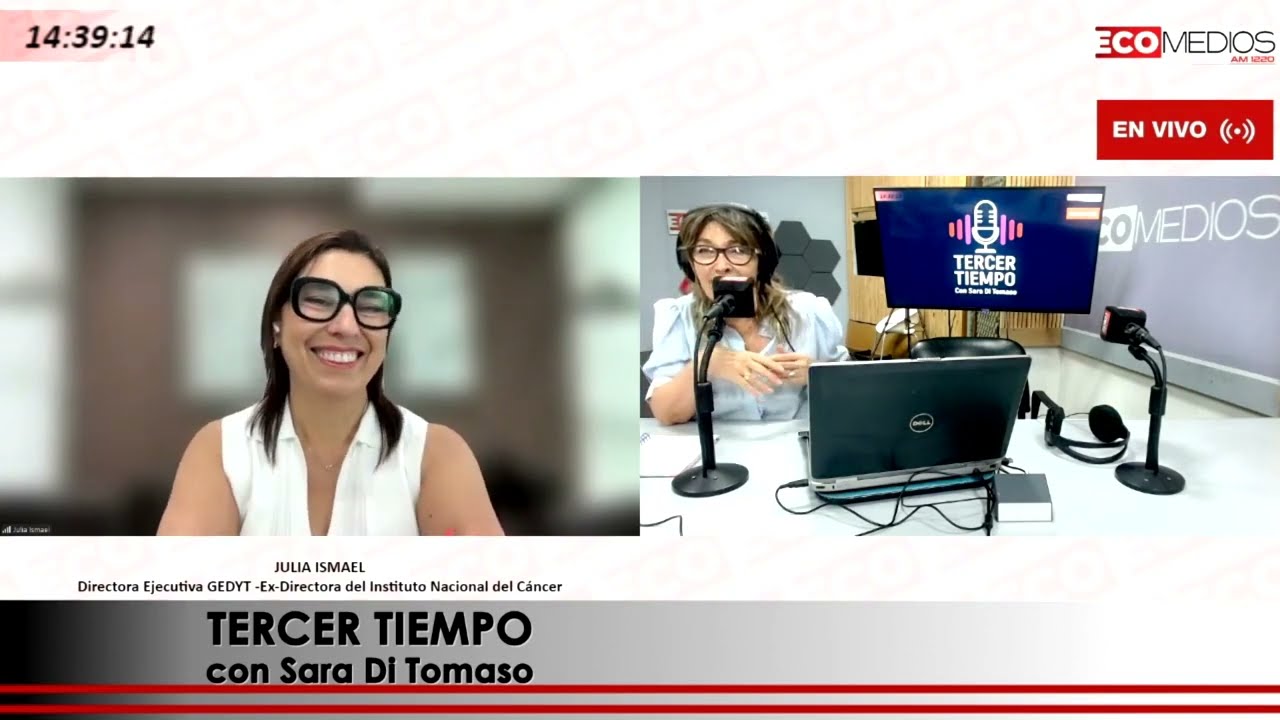 Julia Ismael (Directora Ejecutiva GEDYT, Ex Directora del Inst. Nacional del Cáncer) Tercer Tiempo