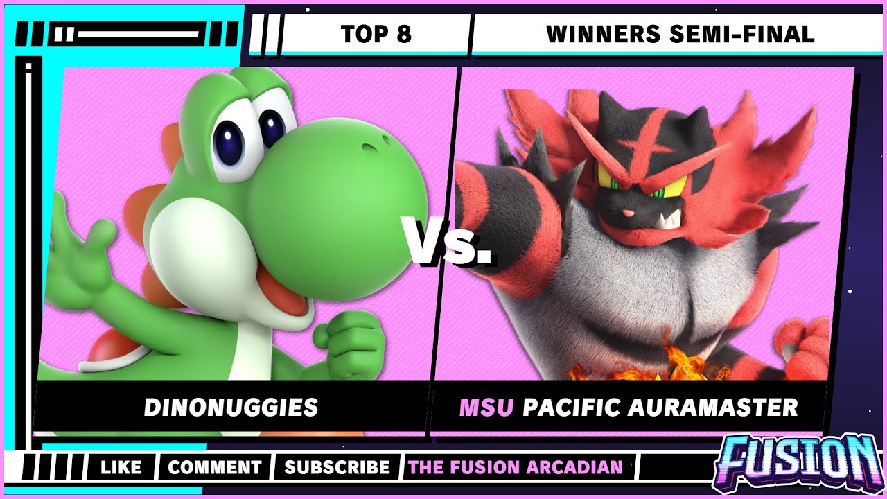 The Fusion Arcadian 12 - Top 8 - DinoNuggies (Yoshi) VS Pacific Auramaster (Incineroar) - SSBU