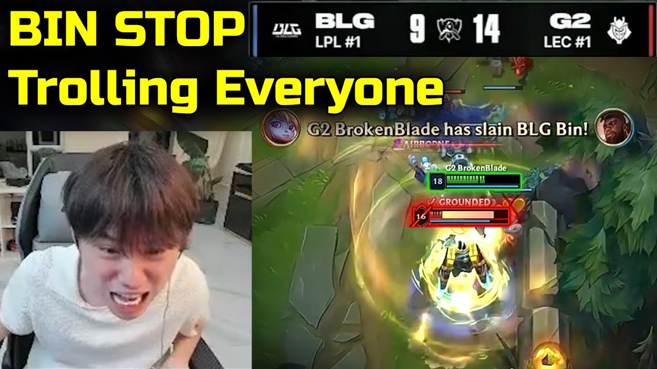 Doinb Reaction : G2 Comeback Wipe Out BLG 