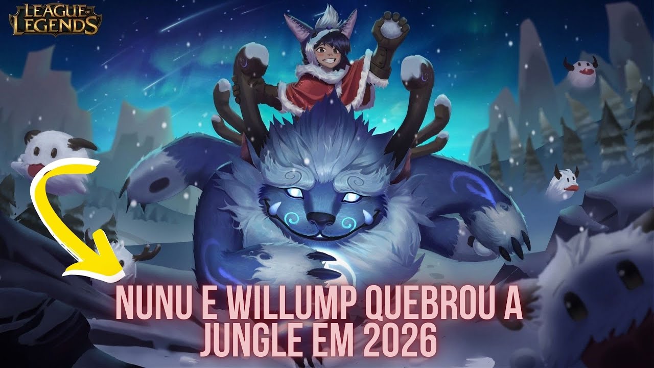 NUNU E WILLUMP FORTE DEMAIS NA JUNGLE - LEAGUE OF LEGENDS 2026