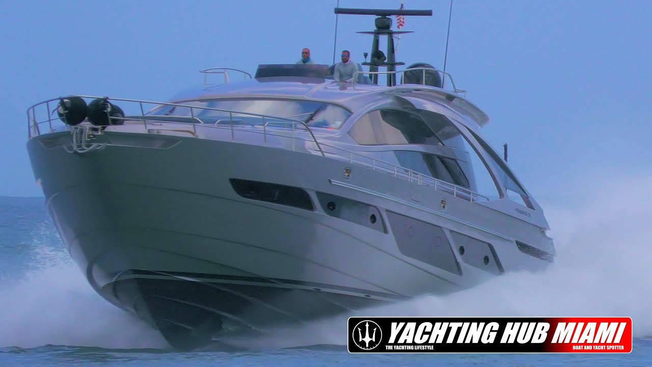 IS THE PERSHING 9X A BEAST OR WHAT?  HAULOVER INLET | YACHTING HUB MIAMI
