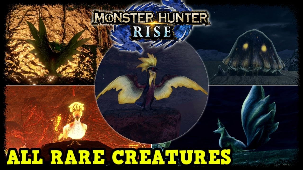 MH Rise All Rare Creature Locations for Silver Ecologist's Award