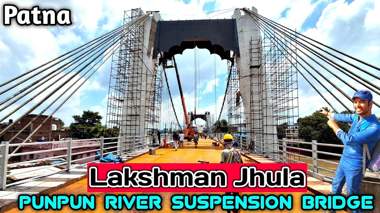 Lakshman Jhula Suspension Bridge || PunPun River Lakshman Jhula