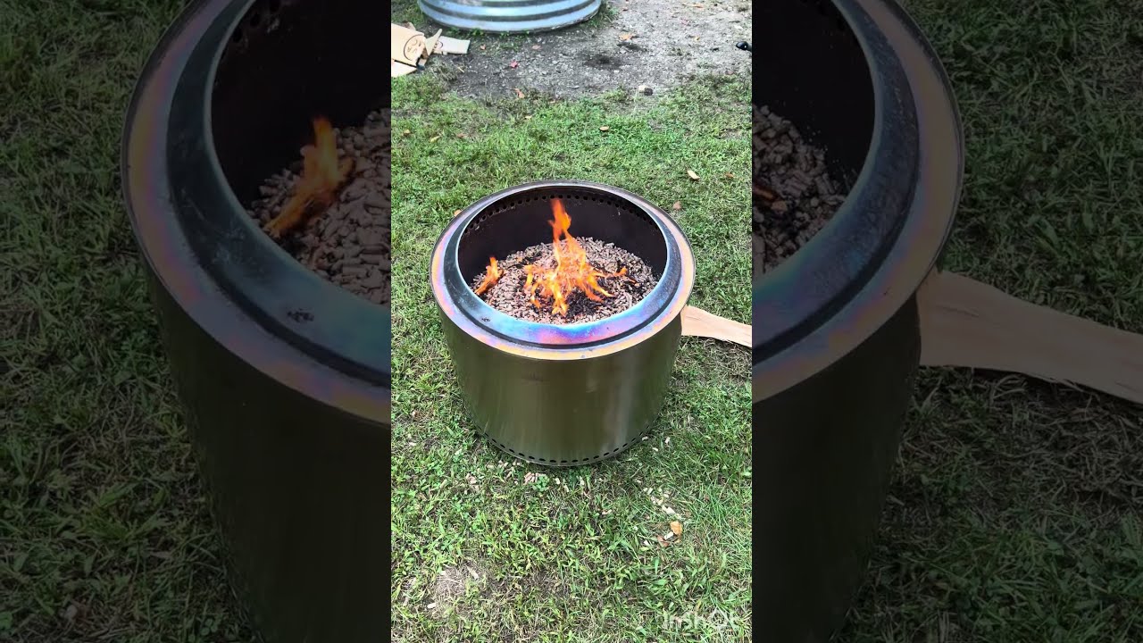 Осенний огонь с костерком Solo Stove и адаптером для пеллет