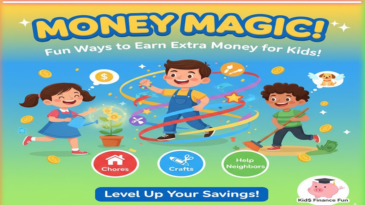15. Money Magic! ✨ | Fun Ways to Earn Extra Money for Kids! | Chores, Crafts & More!