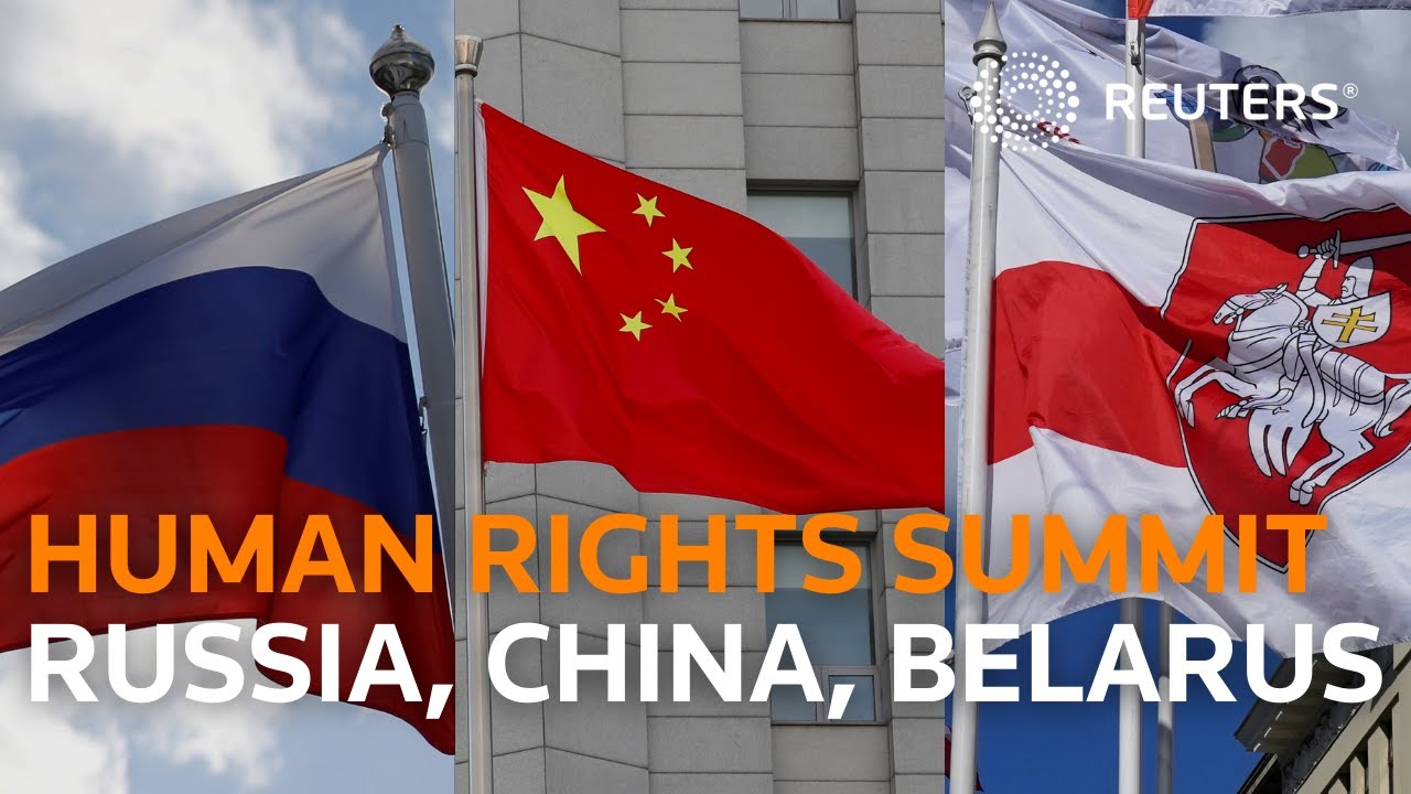 LIVE: Human-rights summit on 'urgent situations' in Russia, China, Belarus