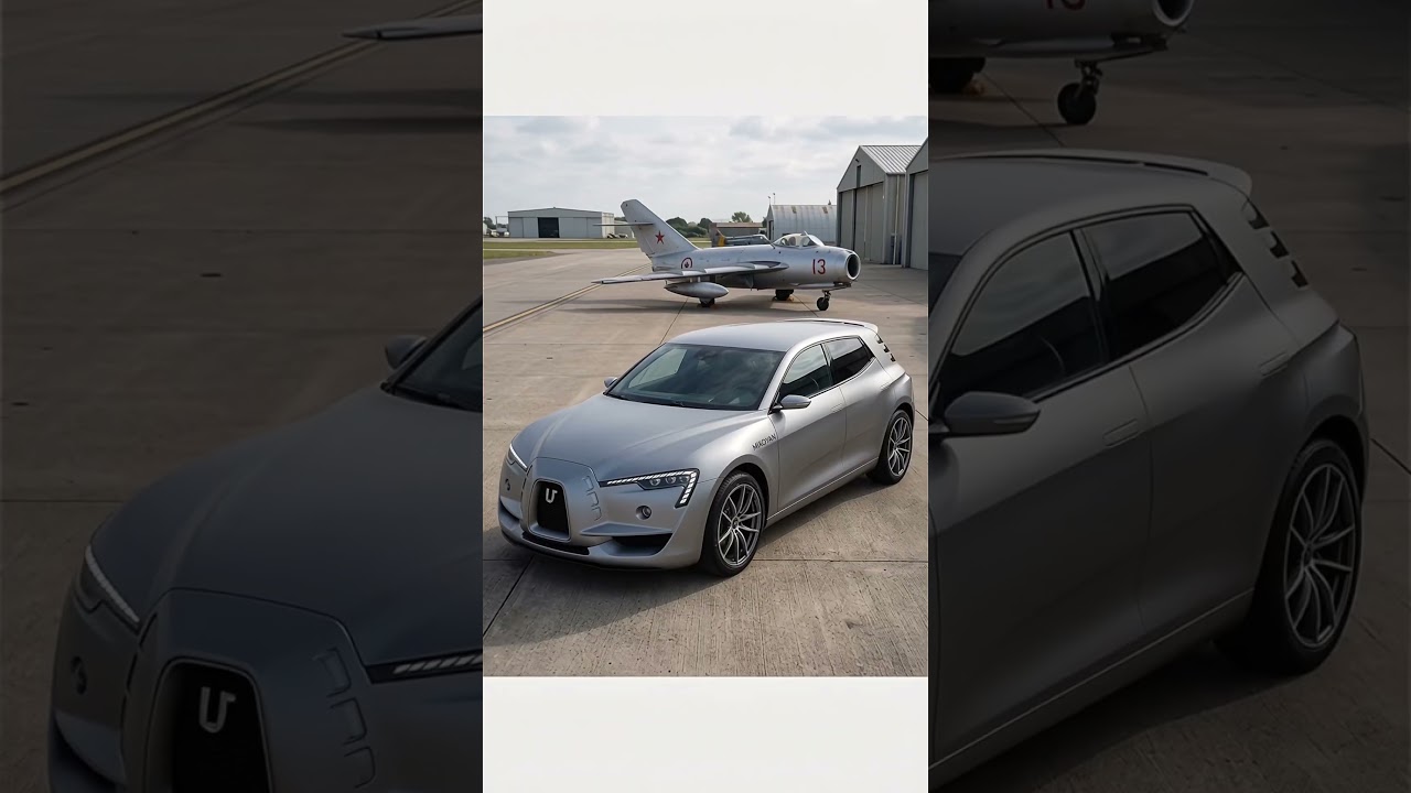 Самолетные мотивы в автомобильном дизайне. Хетчбек в стиле самолёта #cardesign #mikoyan