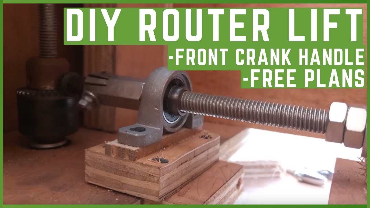 DIY Router Lift with Free Plans - Part 2