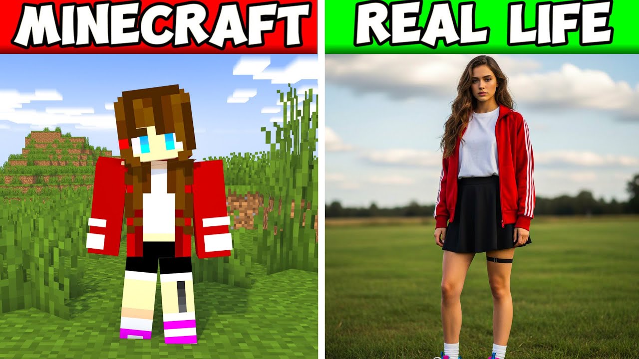 Невероятный реализм &mdash; Minecraft MOBS в реальном мире!