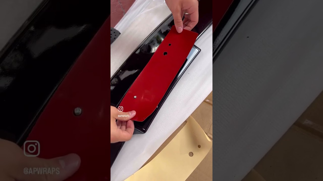 Mustang spoiler installation 