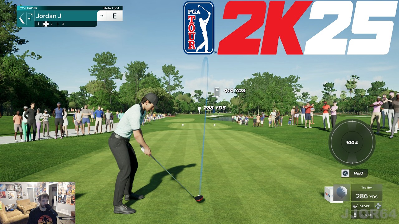 PGA Tour 2K25 (Switch 2) - JJOR64 plays Nintendo Switch 2 (2/8/26)