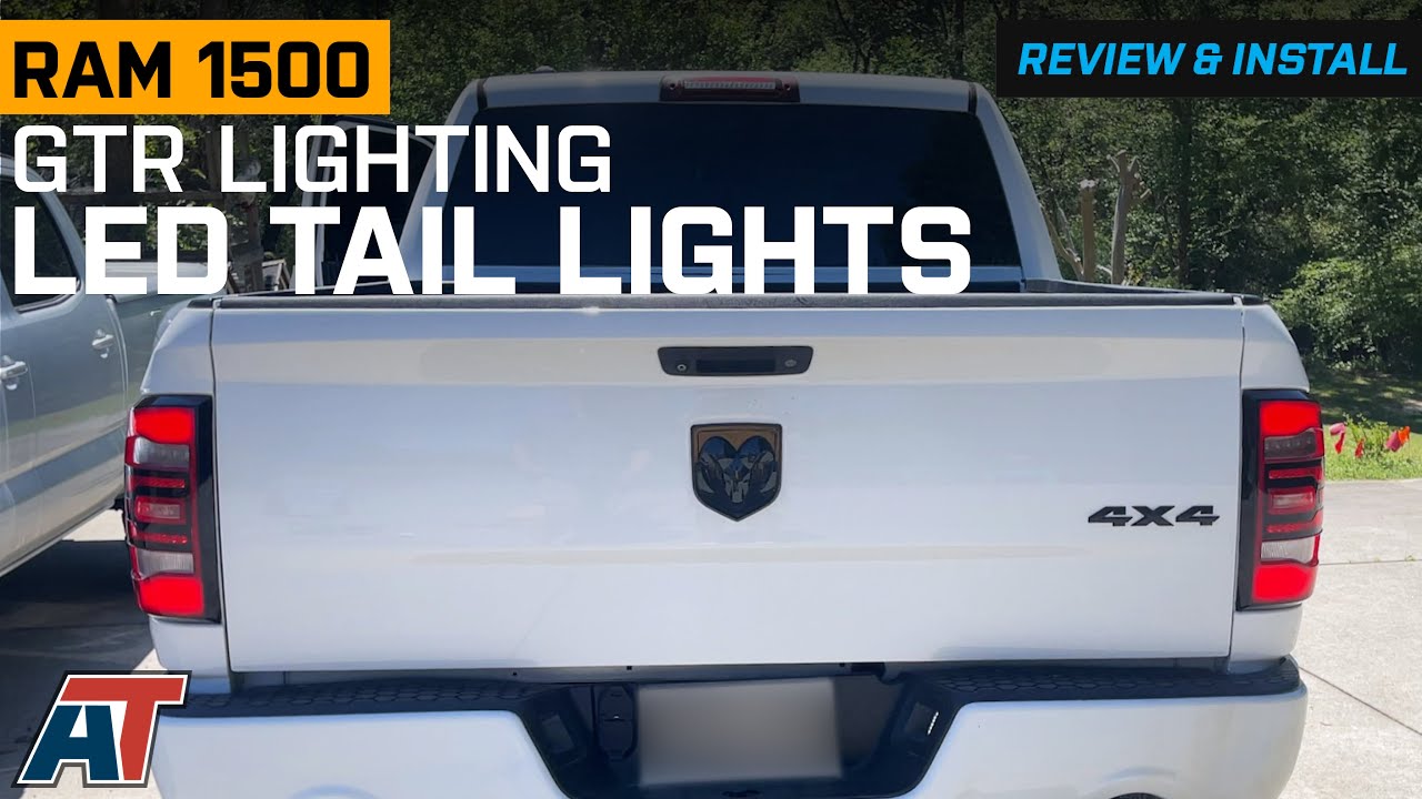 2009-2018 RAM 1500 GTR Lighting Carbide LED Tail Lights Review & Install