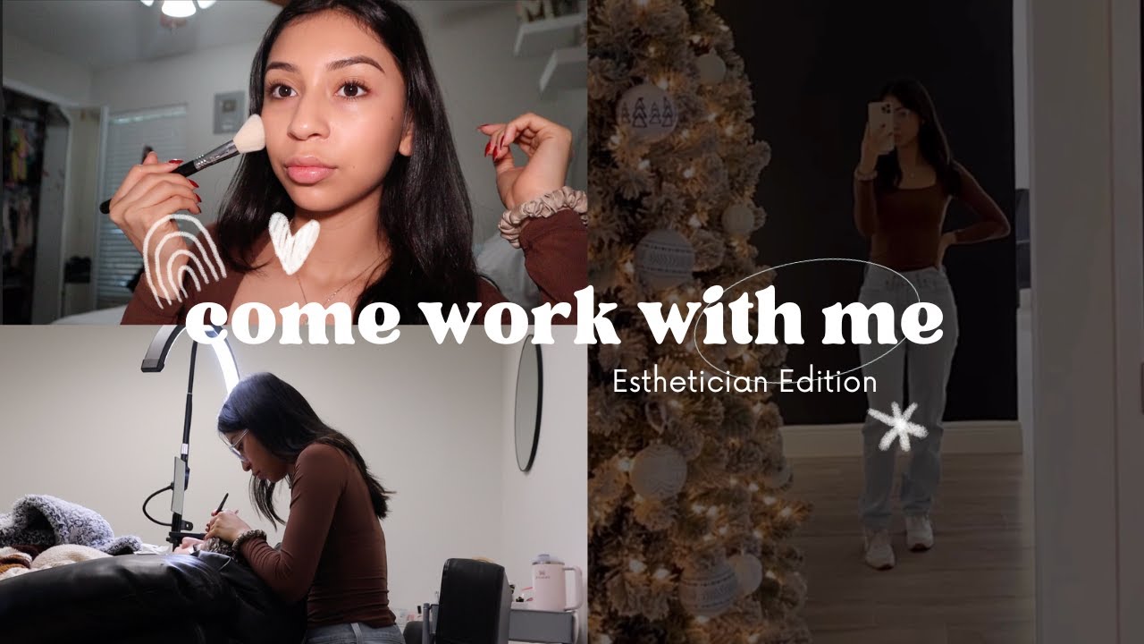 COME WORK WITH ME VLOG | Esthetician Edition 🤍 | Melissa Torres
