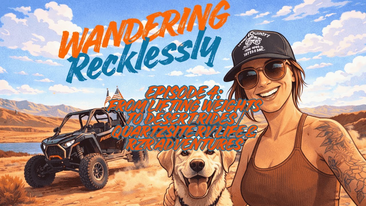 From Lifting Weights to Desert Rides | Quartzsite RV Life & RZR Adventures