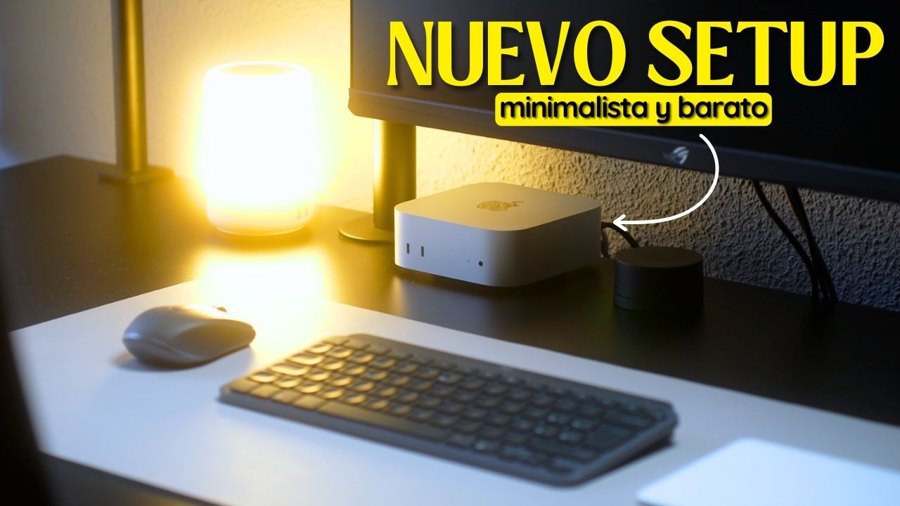 Ingeniero Muestra su Nuevo Setup MINIMALISTA y BARATO (Teletrabajo en 2025) - Mac Mini M4