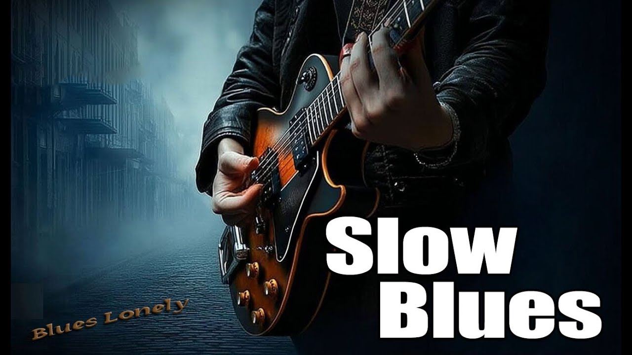 Blues Lonely | Slow Blues Session (60 Min) &ndash; Electric Guitar & Deep Bass