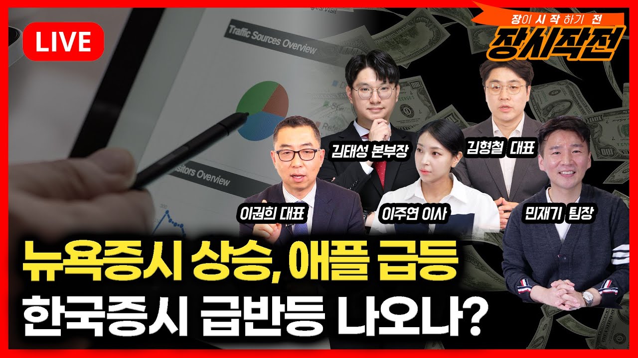 [2월3일 #장시작전] 뉴욕증시 상승 '애플, 마이크론, 샌디스크 급등' / 검은 월요일 5.5조 매수한 용감한 개인이 위너될까?