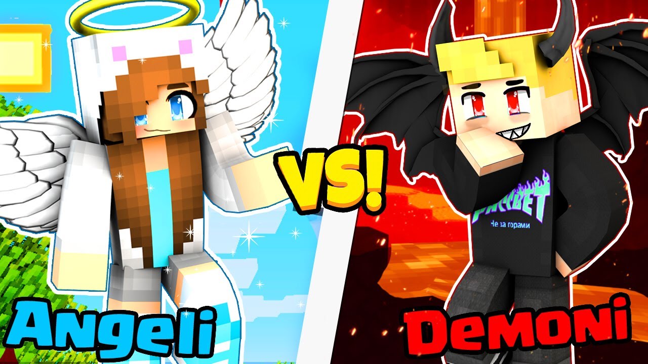 ANGELI CONTRO DEMONI SU MINECRAFT!