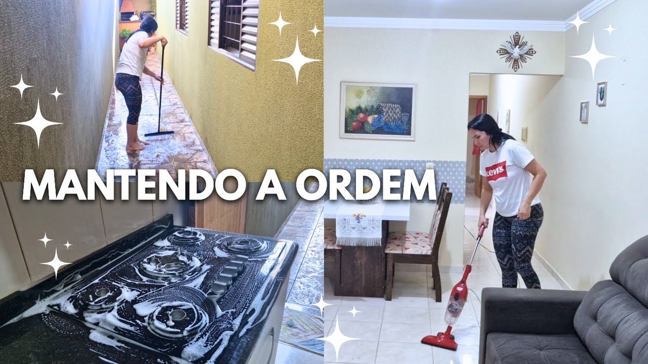 Faxina narrada ❤️ Mantendo a casa limpa