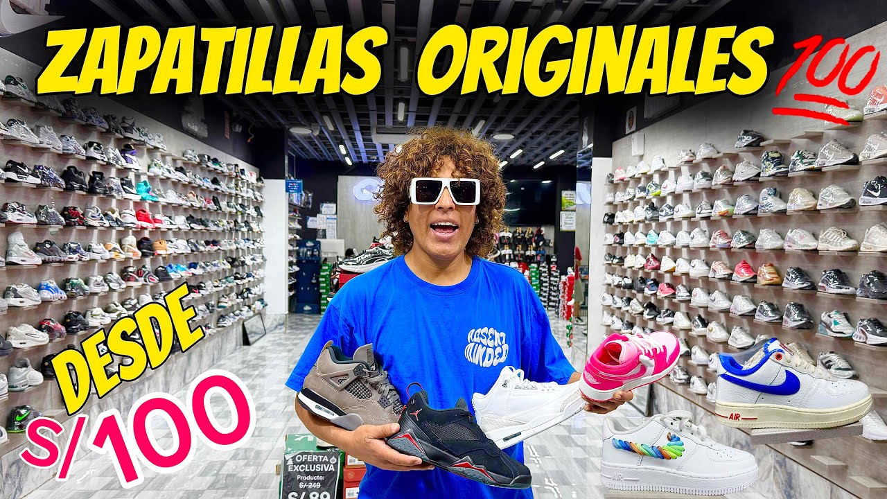 ZAPATILLAS ORIGINALES en GAMARRA / bueno bonito y barato- comicos ambulantes - comico lucky 