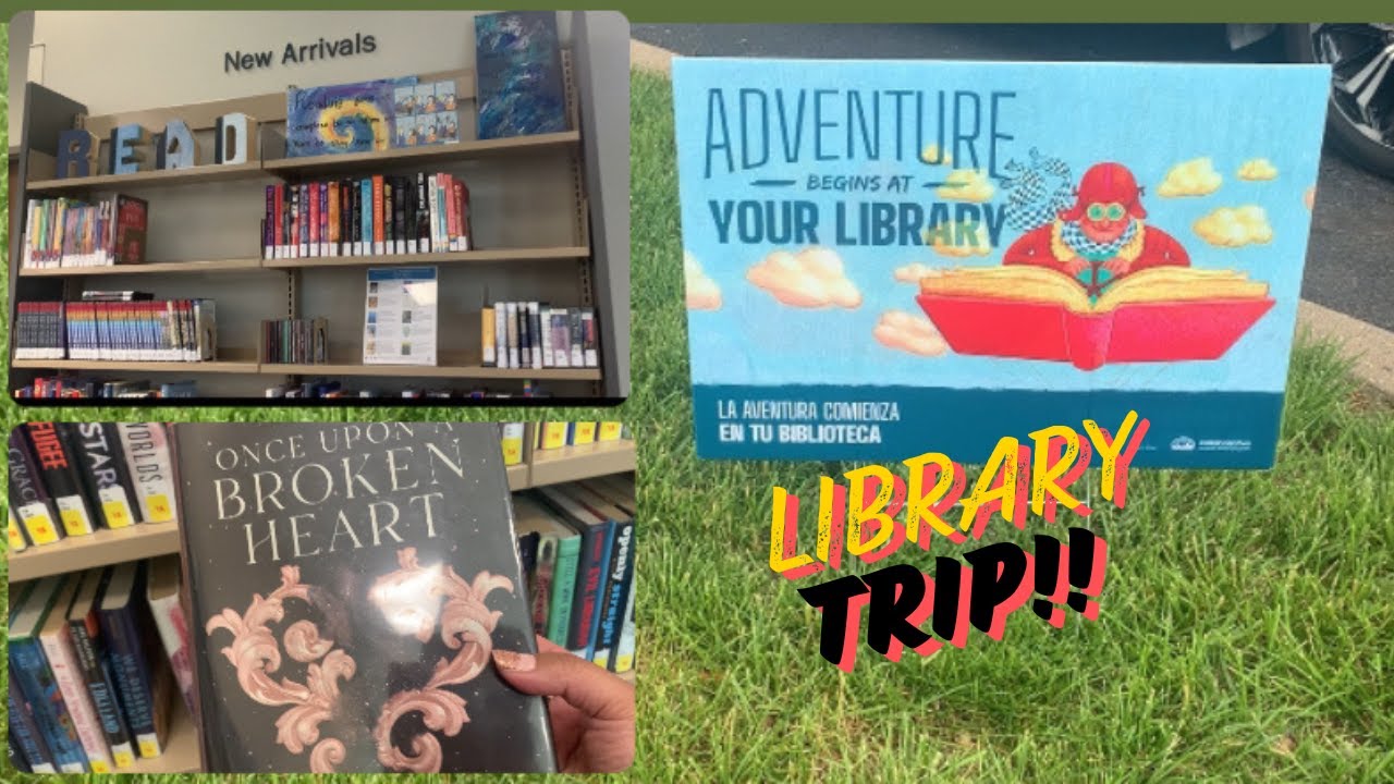 A Fun Trip To The Library || #littlefreelibrary #librarysale