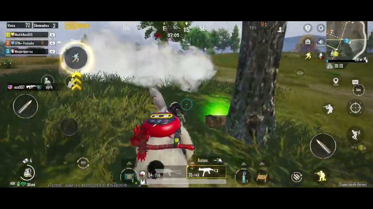 Ese conejo anda bien pen@#$@$.       #pugbmobile