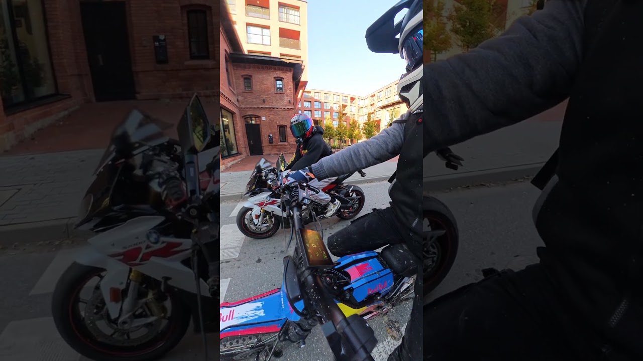 E Ride Pro spotyka BMW S 1000RR😊#rybnik #eride #eridepross #bmw #1000rr #motocykle #electricscooter