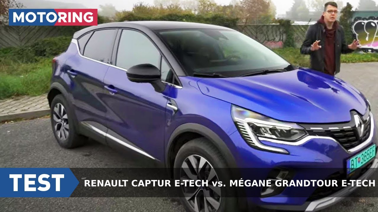 Test auta: Renault Captur E-Tech vs. Renault Mégane Grandtour E-Tech | Motoring TA3
