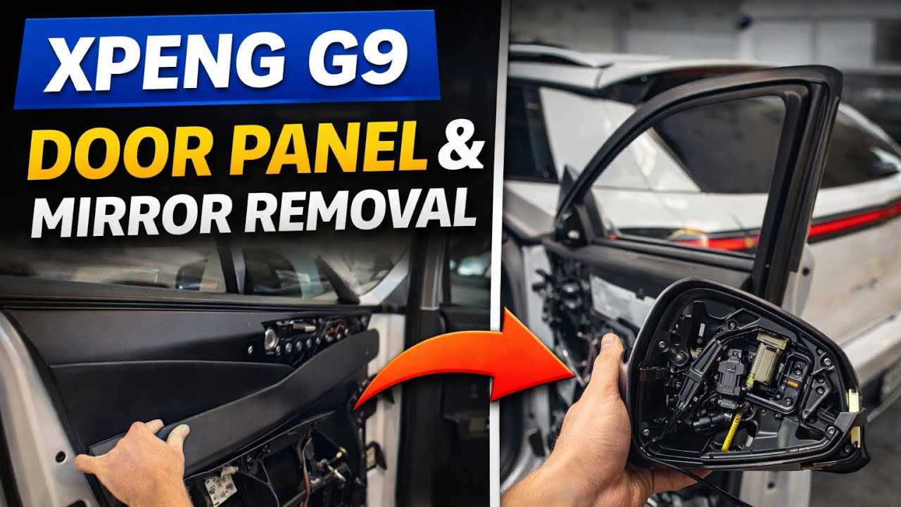 How to Remove Door Panel & Mirror on Xpeng G9
