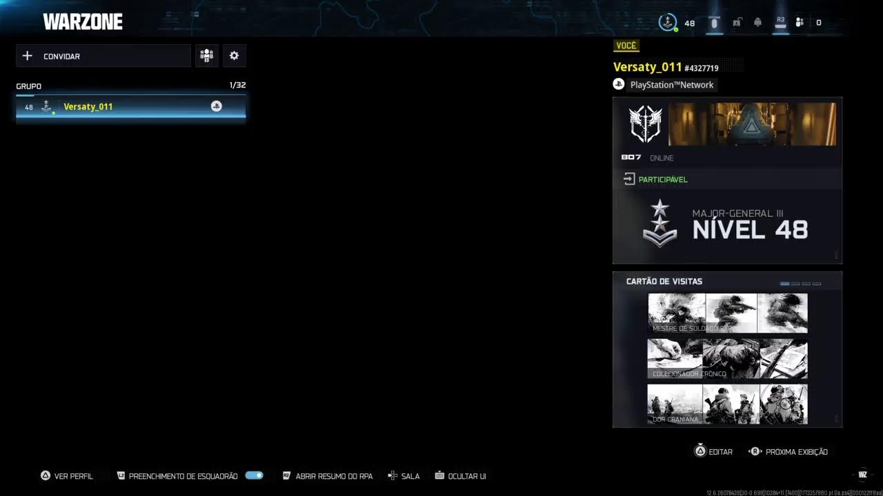 Warzone no ps4 em 2026 live!!