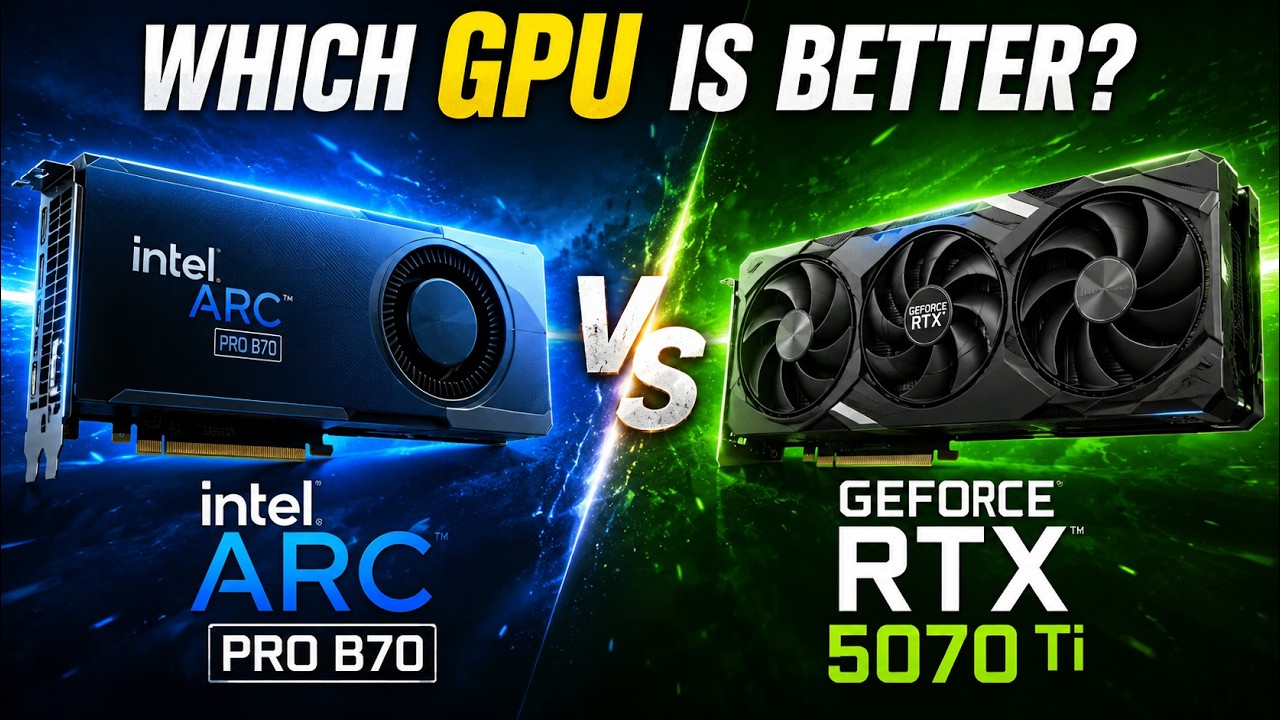 RTX 5070 Ti vs. Intel Arc Pro B70: Which One Should You Choose?