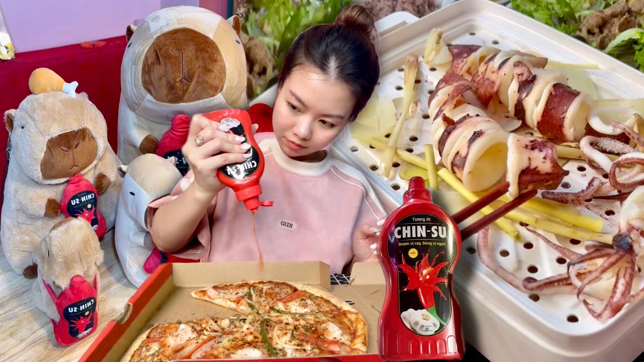 Hotdog Pizza, Nạp năng lượng cho ng&agrave;y mới 😜 p644 | KIMKH&Aacute;NHN&Egrave; Vitaminkk